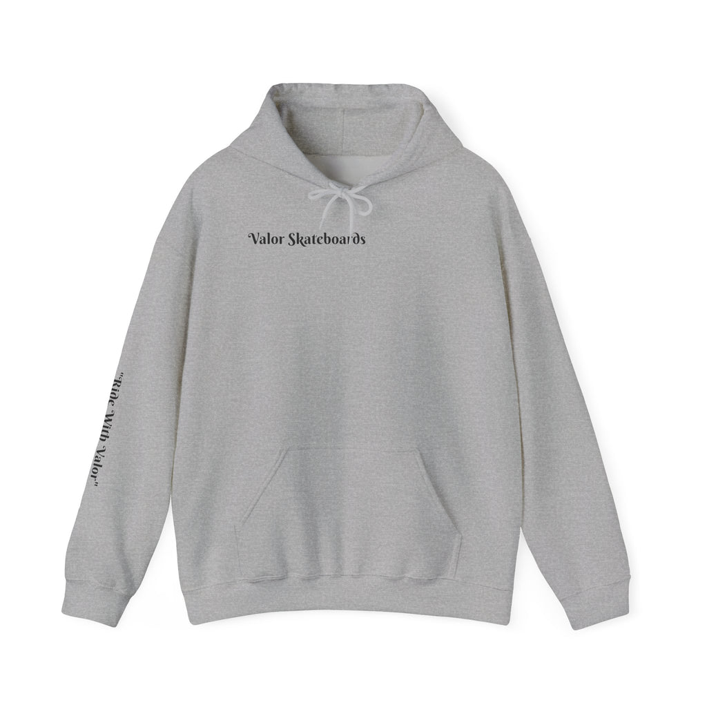 Valor Skateboards Hoodie — American Flag V Logo Pullover