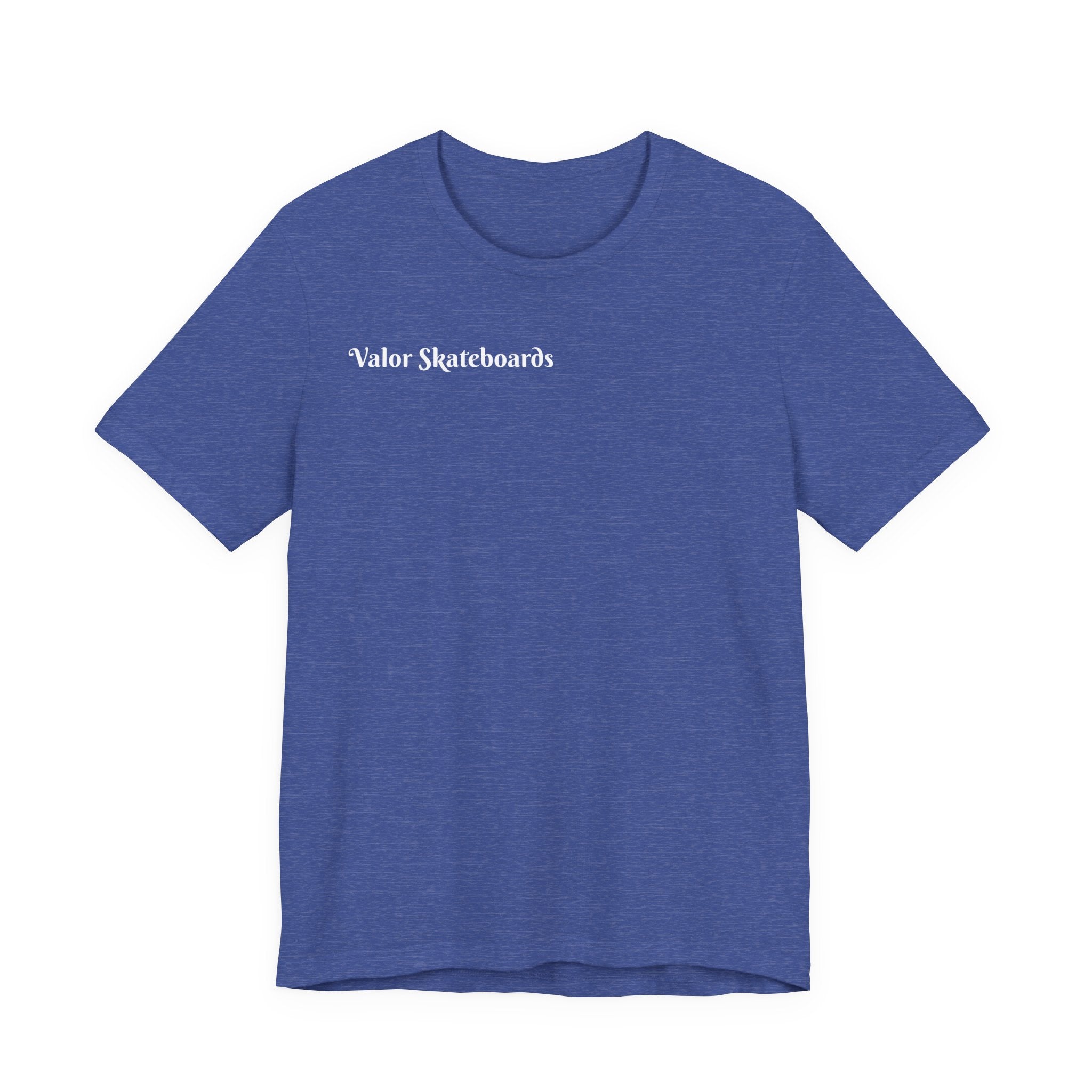 Valor Skateboards T‑Shirt — "Ride With Valor" American Flag Skate Tee