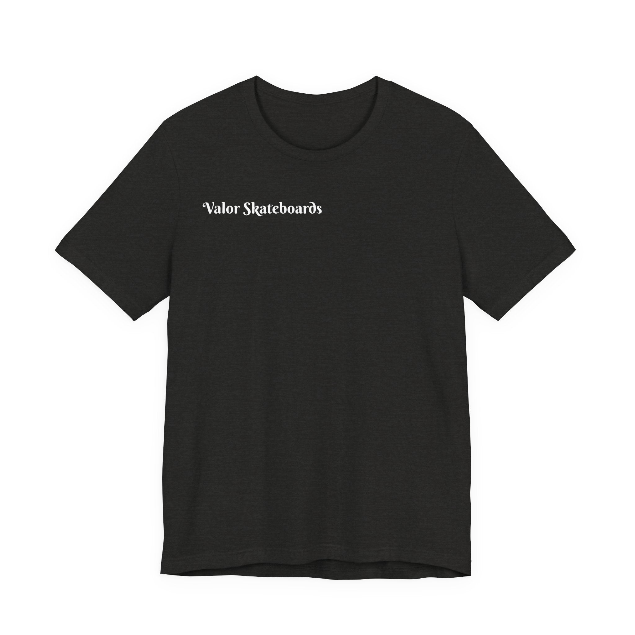 Valor Skateboards T‑Shirt — "Ride With Valor" American Flag Skate Tee